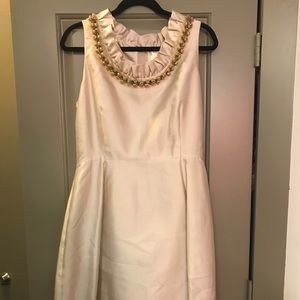 Kate Spade silk dress with beaded collar